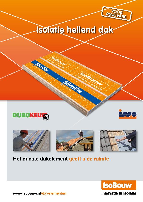 SlimFix Reno Renovatieplaten | IsoBouw: Isolatie